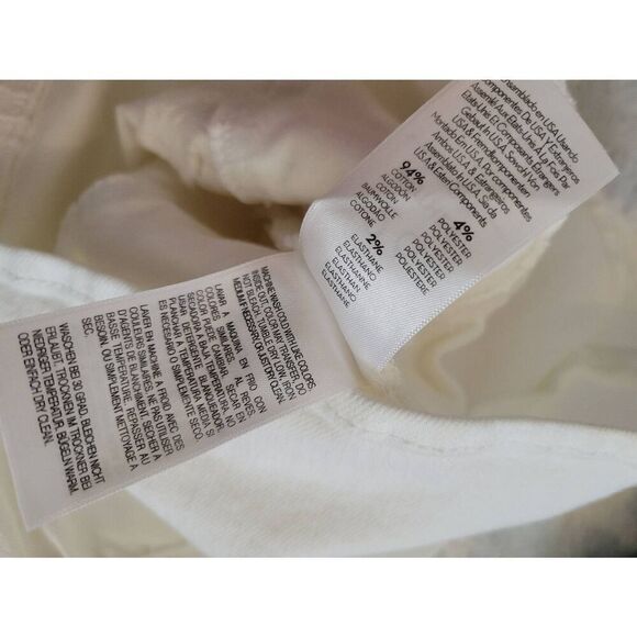 Mother The Ruffle Mini Denim Skirt, White 26 $178 - Picture 10 of 10